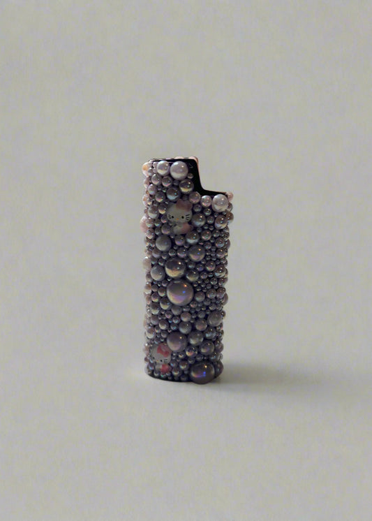 Metal Pearls & Hello Kitty Lighter Case
