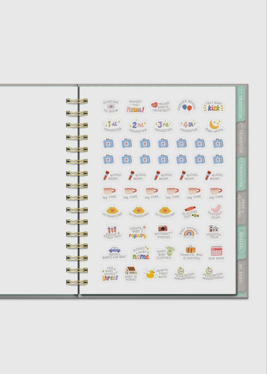 Countdown To Baby Undated Pregnancy Planner