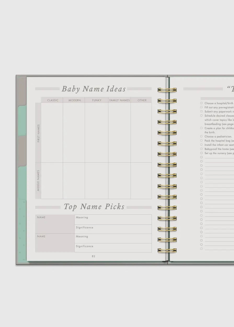 Countdown To Baby Undated Pregnancy Planner