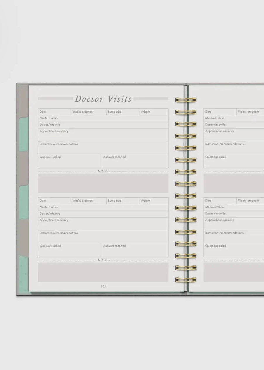 Countdown To Baby Undated Pregnancy Planner