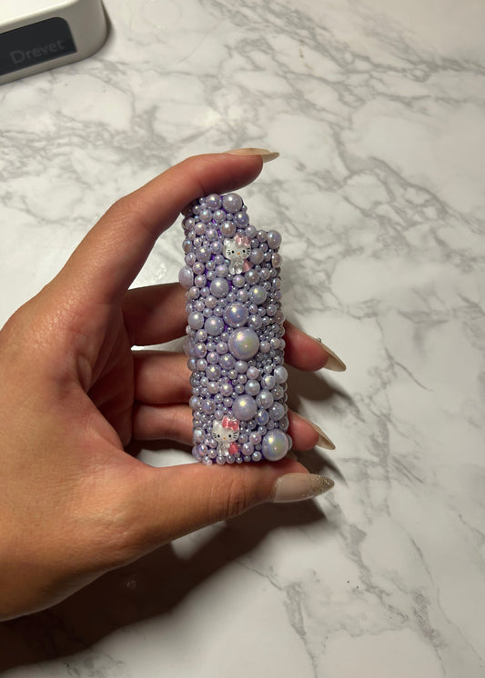 Metal Pearls & Hello Kitty Lighter Case