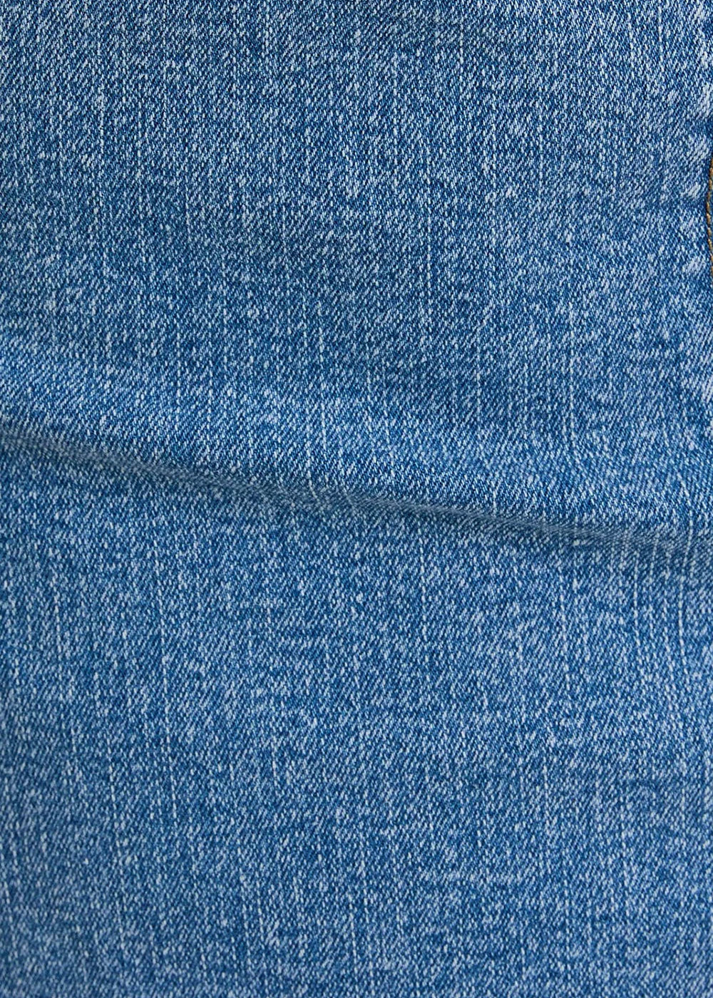 Asymmetrical One-Shoulder Denim Mini Dress