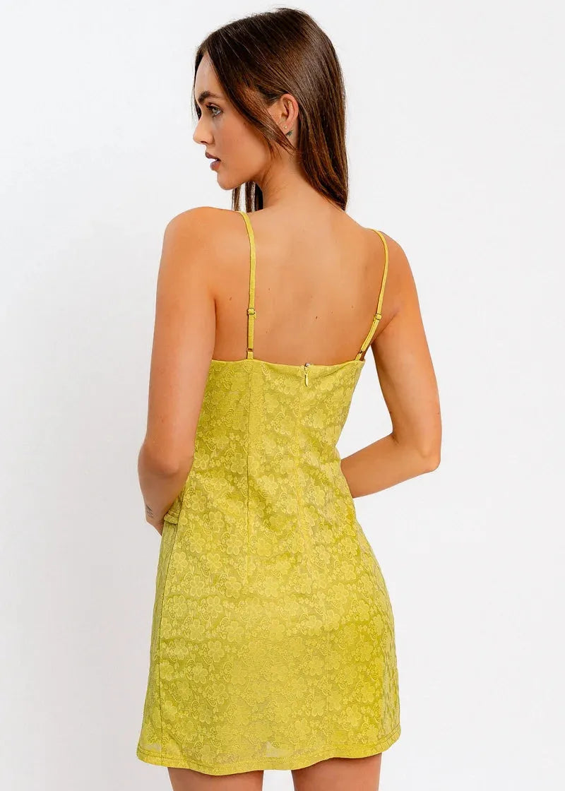 Sleeveless Corset Floral Printed Lace Mini Dress