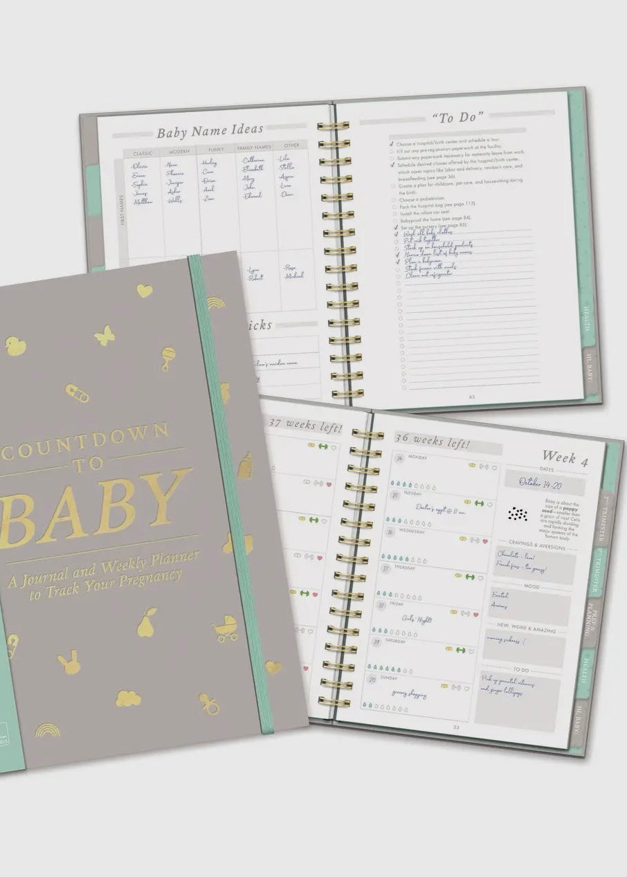 Countdown To Baby Undated Pregnancy Planner